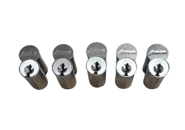 5-PACK Arrow 100CR-UCXCB-26D Pointe SFIC Cylinder with Standard Barrel Caps