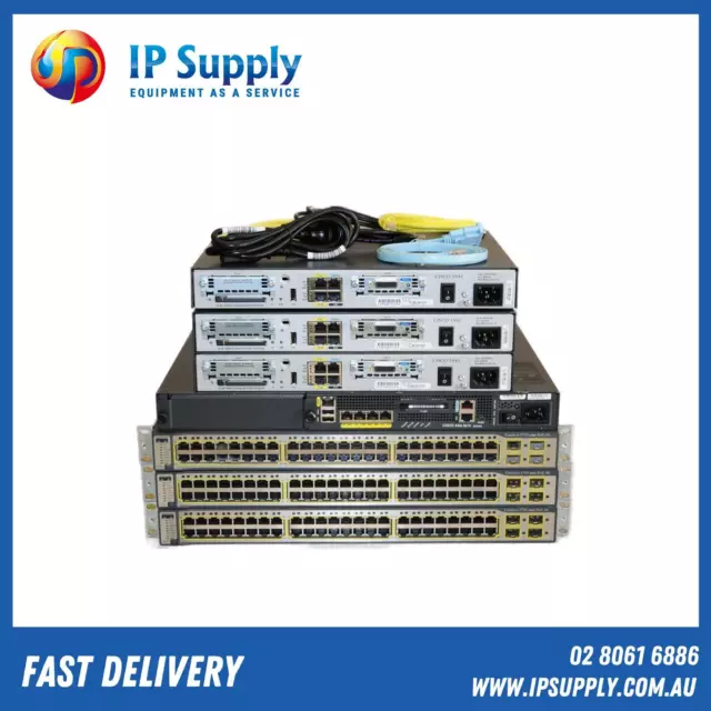 Cisco CCNA CCNP Recommended Lab CISCO1841 WS-C3750-48PS-S L3 ASA5510 Guiding DVD