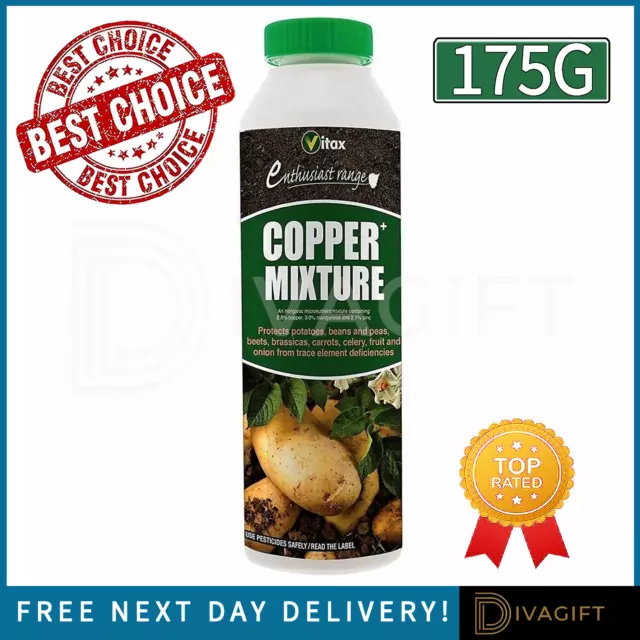 175G Vitax Copper Mixture Prevents Nutrient Deficiency In Fruit & Edible Crops