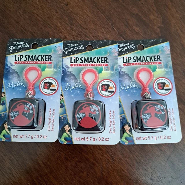 *3* Disney Princess Mulan Lip Smacker Cube Lip Balm One Tough Cookie