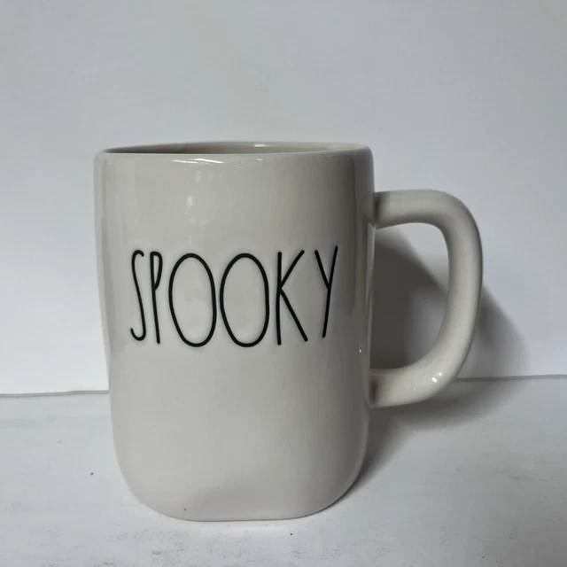 RAE DUNN HALLOWEEN Mug Spooky Skeleton TK Maxx Ceramic Coffee Tea Cup