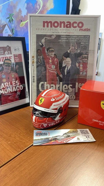Casque Helmet 1/2 Charles Leclerc F1 2022 Bell - Collection