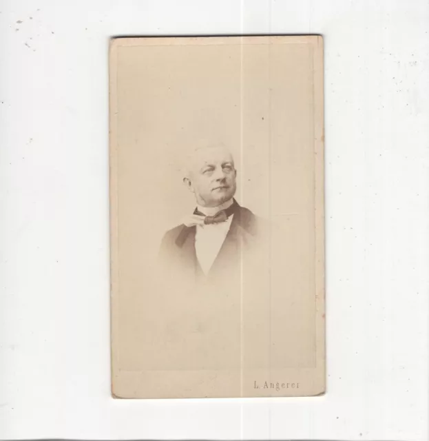 Ludwig Angerer CDV Foto Fürst Carlos Auersperg - Wien 1868