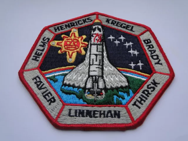 Patch NASA  Space Shuttle Columbia Mission  STS 78 ca 12 cm mit Missionsheft