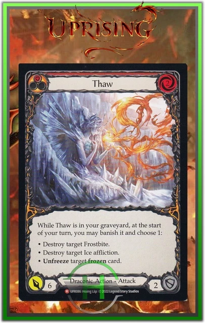 Thaw Red - FAB:Uprising - UPR086 - Carte Officielle Anglaise