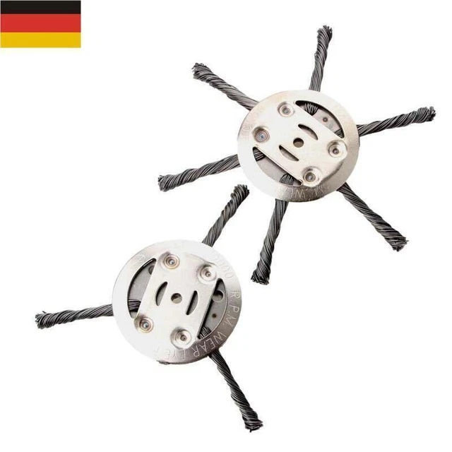 Stahldraht Grasstrimmer Kopf 6 Zoll - Universal Unkrautbürste Für Akku-Rasenmäher