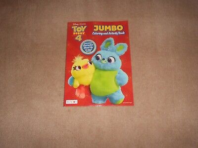 toy story 4 jumbo coloring & activity book