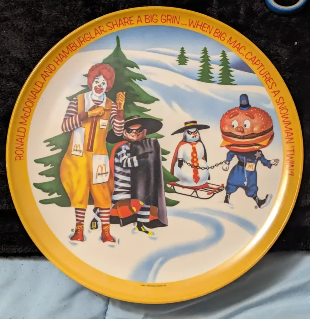 Vintage Lexington 1977 McDonald's Fall Collector Plate Ronald w/Grimace