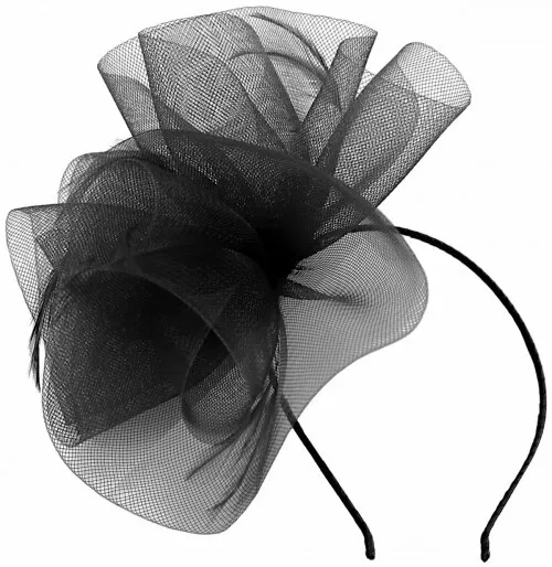 Aurora Collection Aliceband Ruffled Crin Events Fascinator