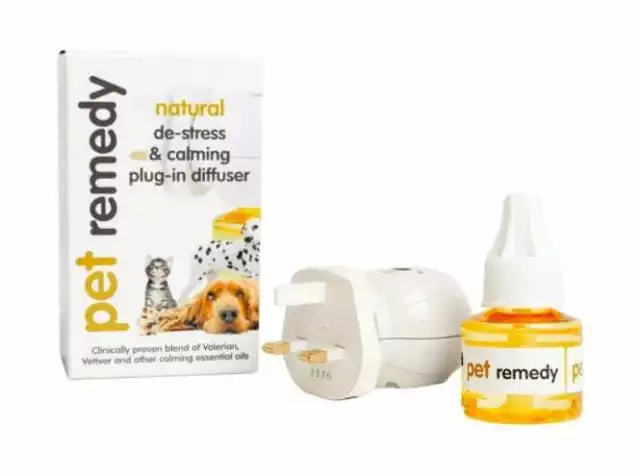 Pet Remedy Diffuser & Refill - Dog, Cat, Rabbit, De-Stress, Anxiety, Calming