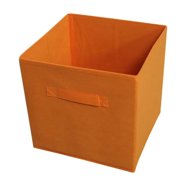 Collapsible Storage Bins - Orange - 4 Bins Per Pack