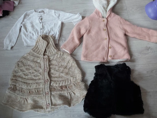 Enorme pacchetto vestiti per bambine 12-18-24 mesi successivi, River Island, 30 articoli #1 2