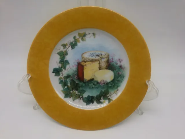Laure Japy Paris France Limoges  Plate - Cheese Design