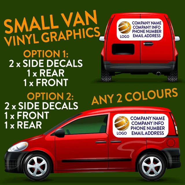 thumbnail image 2 of Premier Grafix Custom Graphics Kit For Small Vans – Decals, Lettering & Sign Writing – Glossy Finish 2 of 6