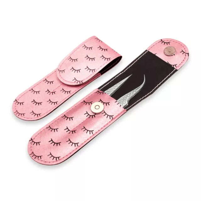 exclusives Wimpern Pinzetten Set mit stylischem Etui rose silber mit Etui RF