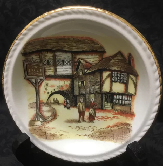 Vintage Sandland Ware Landcaster & Sandland "The Jolly Drover" Pin/Trinket Dish