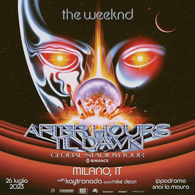2 x Biglietti THE WEEKND - 26/07/2023 - Ippodromo Milano - Posto Unico Giallo