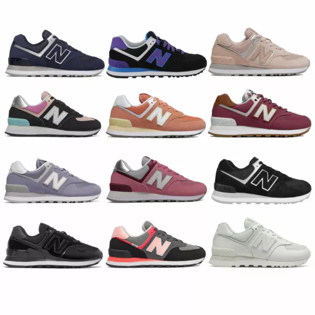 New Balance 574 femme Noir brillant noir