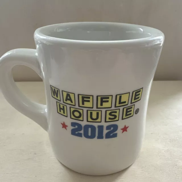 Tuxton Waffle House 2012 America The Beautiful Diner Heavy Thick Coffee Mug