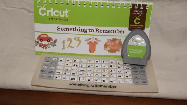 Cricut Cartridge - SOMETHING TO REMEMBER - Gently Used - No Box X