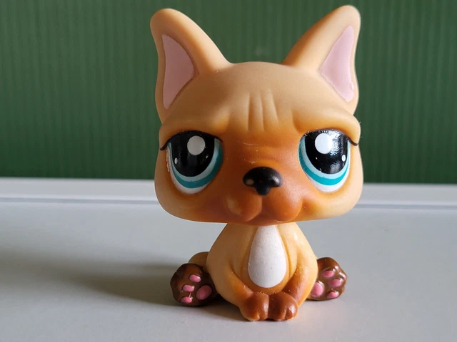 NEUF #67 RERA Littlest Pet Shop Gris Fauve Marron Collie Chien Chiot