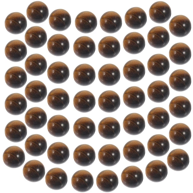 50pcs Perles de pierre à cristal naturel non élasticulé