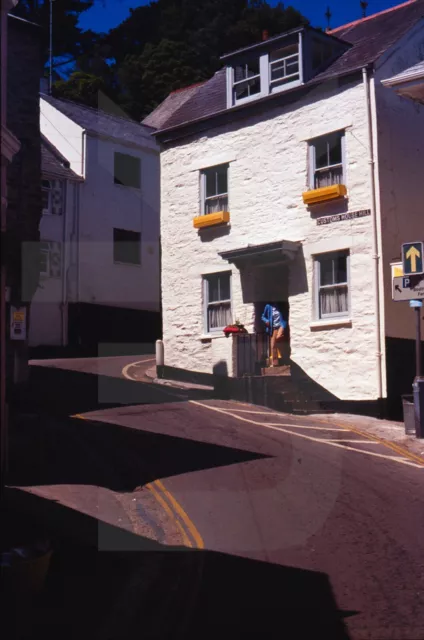 35mm Slide: Cornwall: Fowey: Custom House Hill; 1984 #22