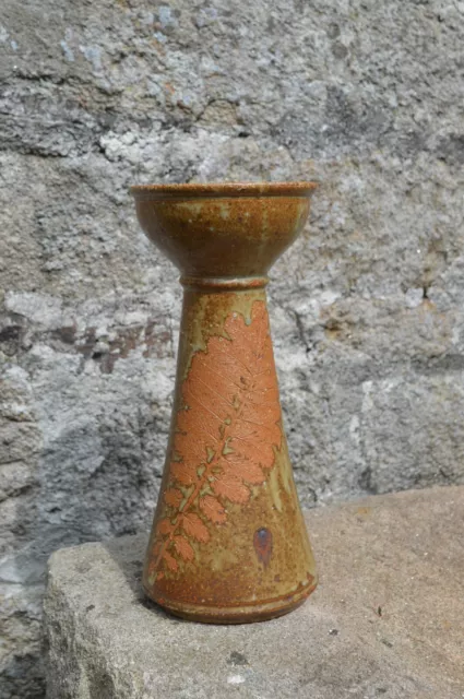 Vase ou Bougeoir en Grès Signé Alain Blanchard Hauteur: 31cm