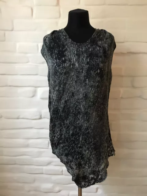 HELMUT LANG Women’s Tunic Asymmetric Viscose/Silk Size S!