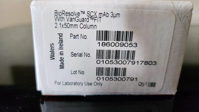Waters BioResolve SCS mAB 3um With VanGuard FIT 2,1x50mm Column PN 186009053
