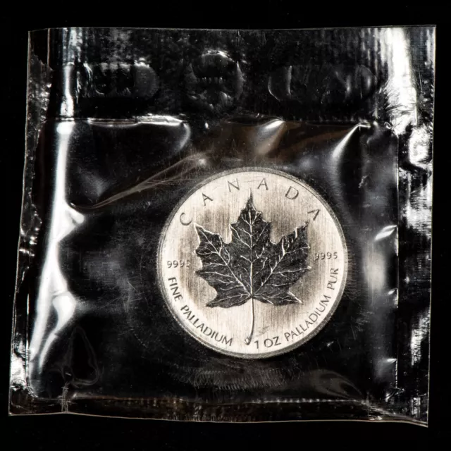 2009 $50 Canada 1 oz Palladium Maple Leaf - Original Plastic - SKU-G3324