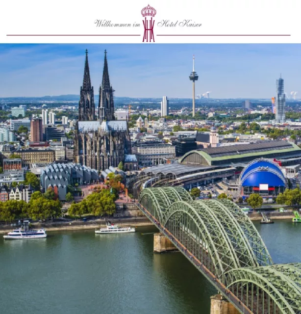 Kurzreise Köln 3 Tage 4 Sterne Hotel für 2 Personen Hotel Gutschein Urlaub