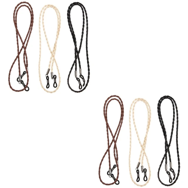6 un. correas con soporte para anteojos cordones portátiles convenientes cordones