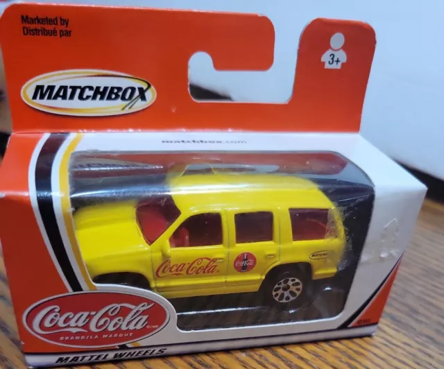 Matchbox 2002 Coca Cola Land Rover New Sealed