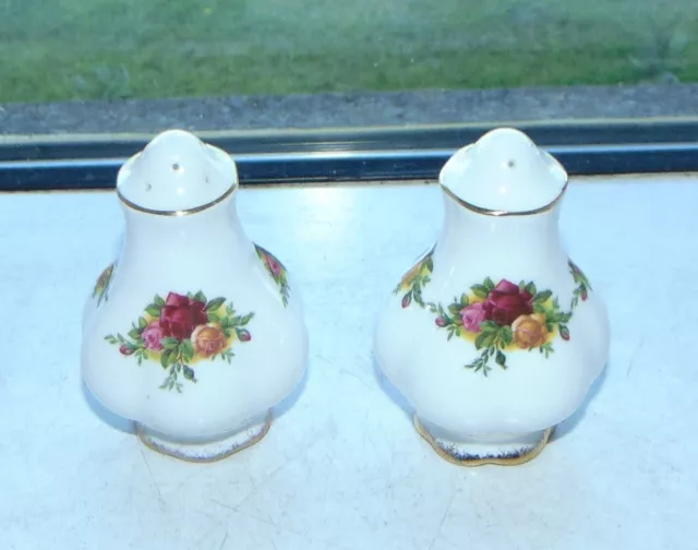 Royal Albert China alte Landrosen 1 x Salz & Pfeffer Töpfe