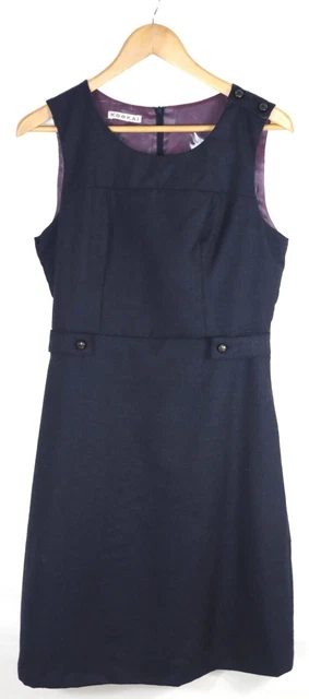 Robe Fourreau Sans Manches Elie Tahari En Maille Noir Et Blanc - Taille 4 - Occasion Bon état