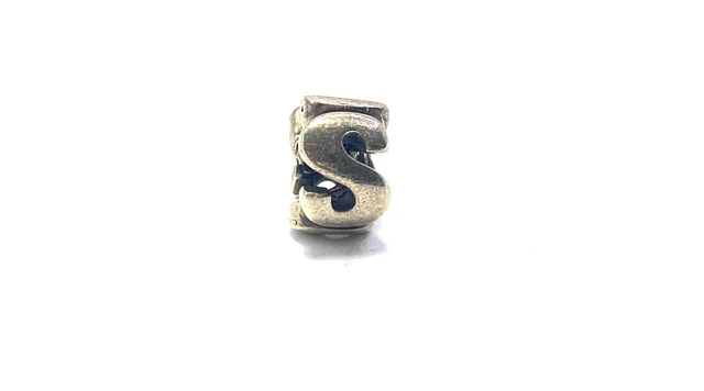 Genuine Silver 925 Chamilia Letter S Charm  PH1431