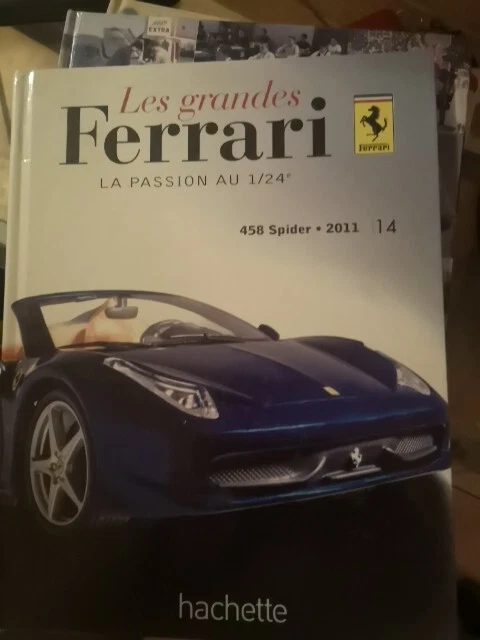 LIVRE LES GRANDES FERRARI - LA PASSION AU 1/24e