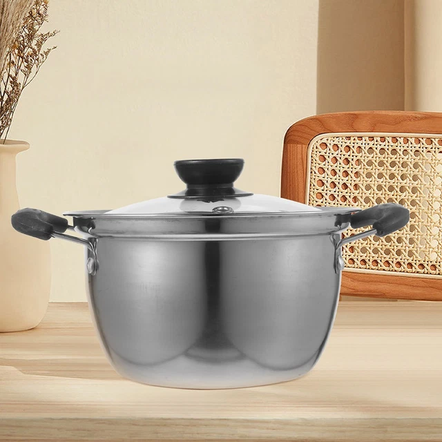 Chaudron Marmite Cuisson Acier Inoxydable 30 Litres 45 X 23 Cm - PEGANE