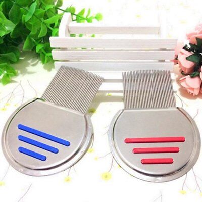 Hair Lice Comb Brushes Nit Free Terminator Fine Egg Dust Removal Stainless Steel