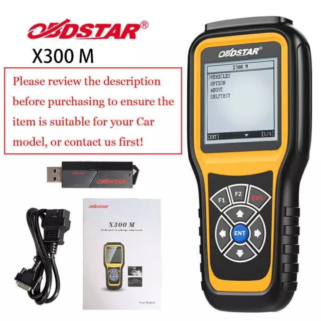 OBDSTAR X300M GoDiag K100 CHRYSLER/JEEP Odometer OBDII Diagnostic Scanner Tool