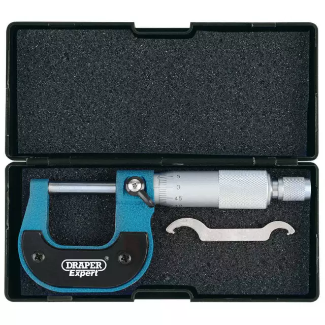 Draper Expert Metric External Micrometer - 0-25mm