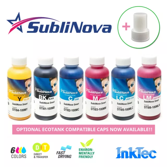 Inktec SubliNova Smart Sublimation Ink Epson Printers 100ml