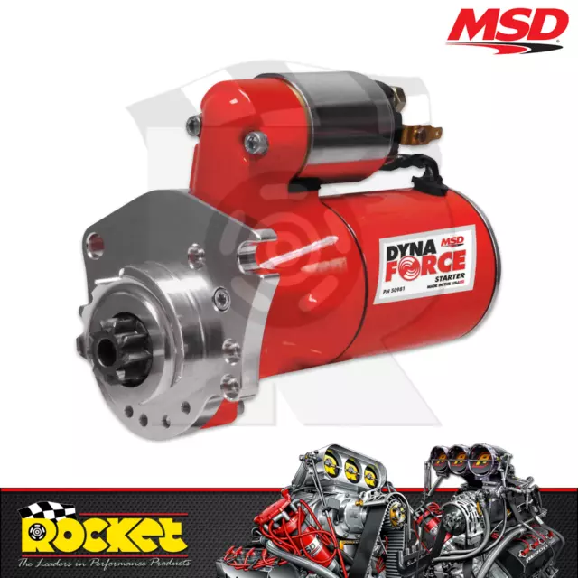 MSD DynaForce Starter Motor Fits Chrys SB & BB 318-440 - MSD50981