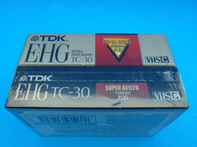 TC-30 TC-20 FUJI TDK KONICA 6 bandes de caméscope compactes VHS VHS-C LOT de 6 NOS 2