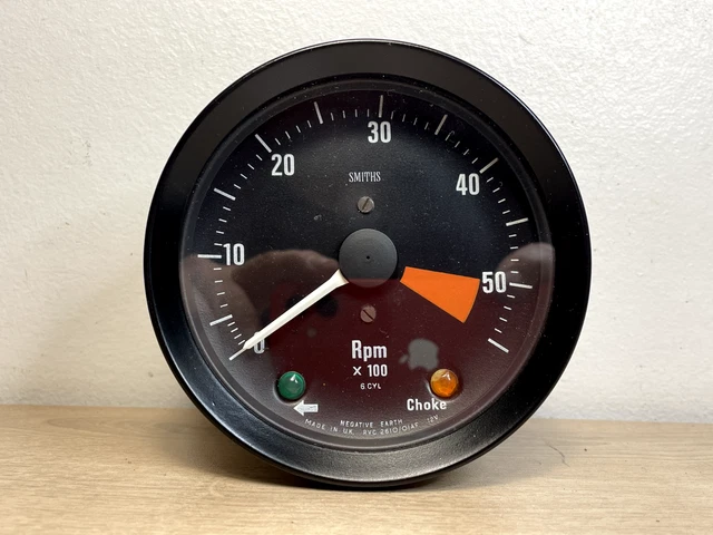 Scitsu Rev Counter SMITHS RVC 2610/01AF 12v negative earth rev counter Jaguar XJS Series 1 ...