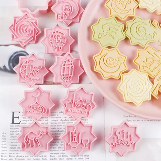Ramadan Eid Mubarak Cookie Stamp Embosser Decorations Stencil Cake Fondant HQ