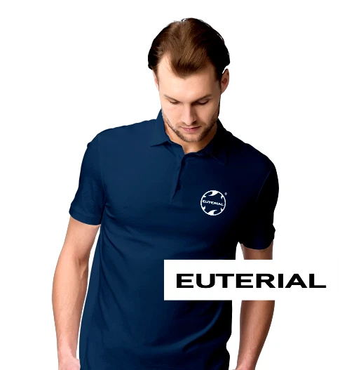 Polo Blu Da Uomo Euterial Classica Con Colletto Estiva Estate Abbigliamento 01