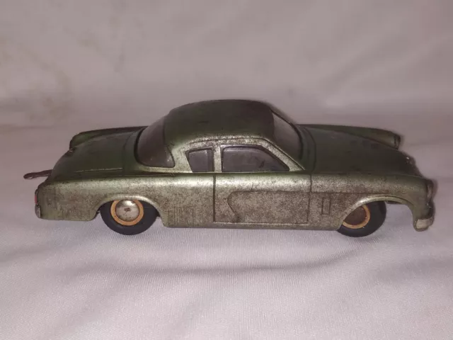 Vintage Old Winding Tin Plate Toy Car Dux Bottom Key Operated Germany 1950