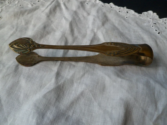 ANCIENNE PINCE A Sucre En Fer Forge Vintage Art Populaire Deco EUR 10